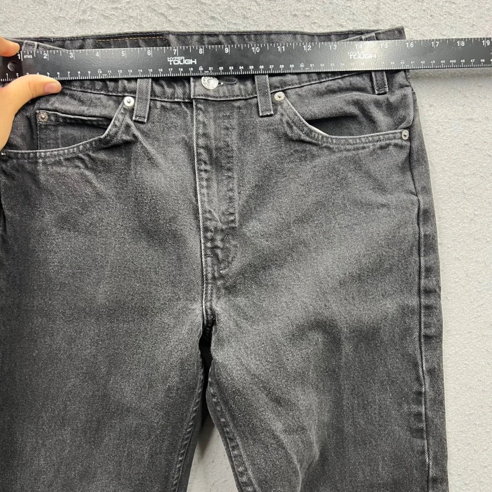 Vintage Levis 505 Orange Tab Jeans Men 33x30 Faded Black Straight Leg 40505-4159